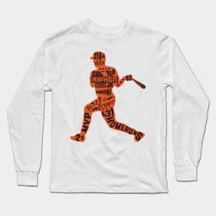 Cal Ripken Jr. Baltimore Letters Long Sleeve T-Shirt